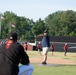 43 AMOG Commander Throws Ceremonial First Pitch at Minor League Baseball Game