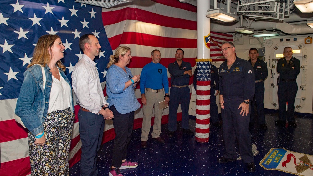 USS Essex Hosts Congressional Staff Delegation During RIMPAC 2022