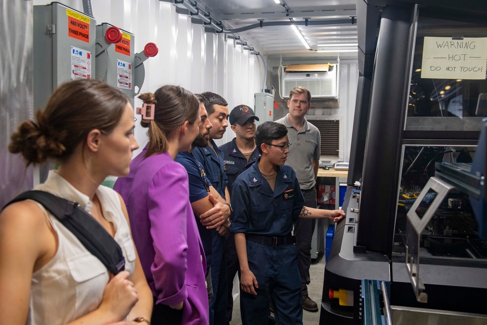 USS Essex Hosts Congressional Staff Delegation During RIMPAC 2022