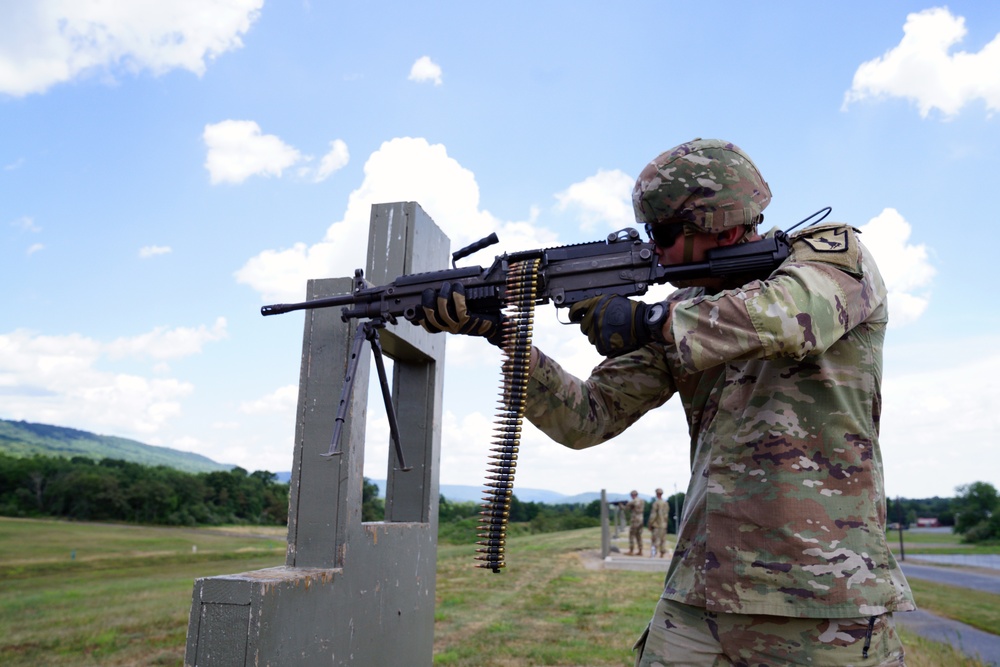1069th MPs Qualify on M249 SAW