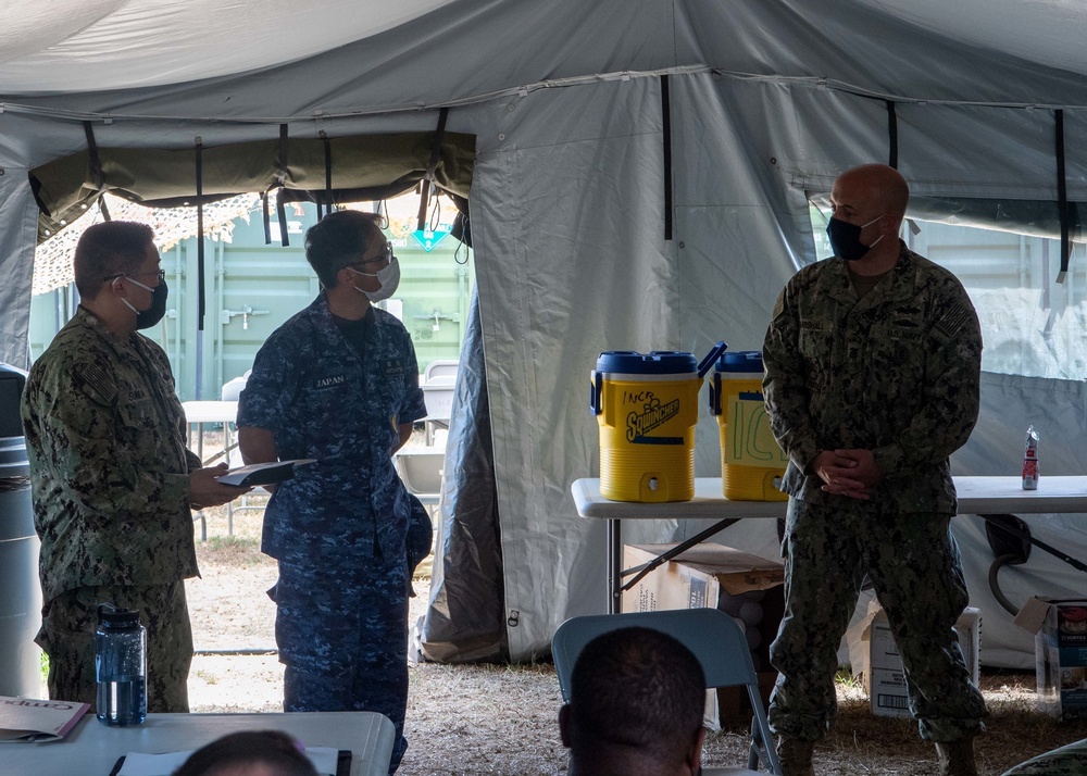 CMDCM Marshall Meets with U.S., Japanese Senior Enlisted Leaders During RIMPAC 2022