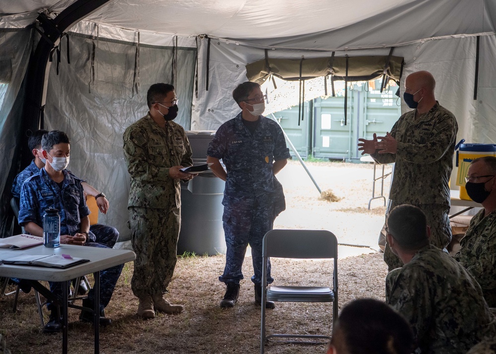 CMDCM Marshall Meets with U.S., Japanese Senior Enlisted Leaders During RIMPAC 2022
