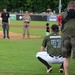 43 AMOG Senior Enlisted Leader Throws Ceremonial First Pitch at Minor League Baseball Game