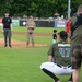 43 AMOG Senior Enlisted Leader Throws Ceremonial First Pitch at Minor League Baseball Game