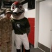 43 AMOG Senior Enlisted Leader Throws Ceremonial First Pitch at Minor League Baseball Game