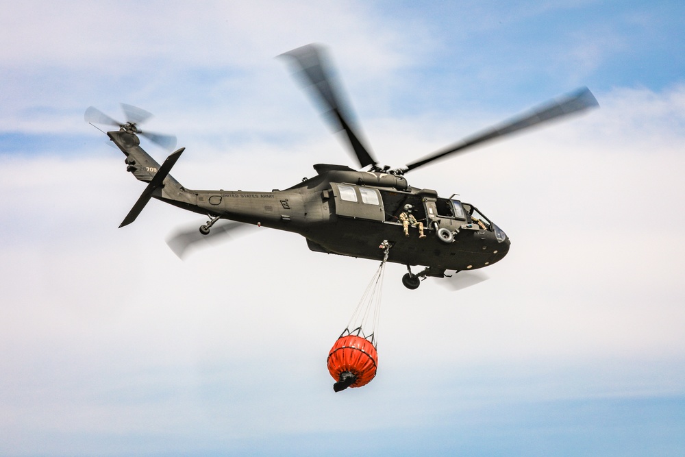 Oklahoma National Guard helps fight 702 Fire