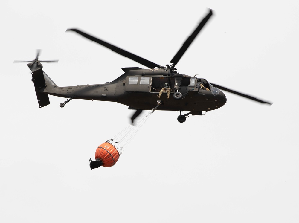 Oklahoma National Guard helps fight 702 Fire