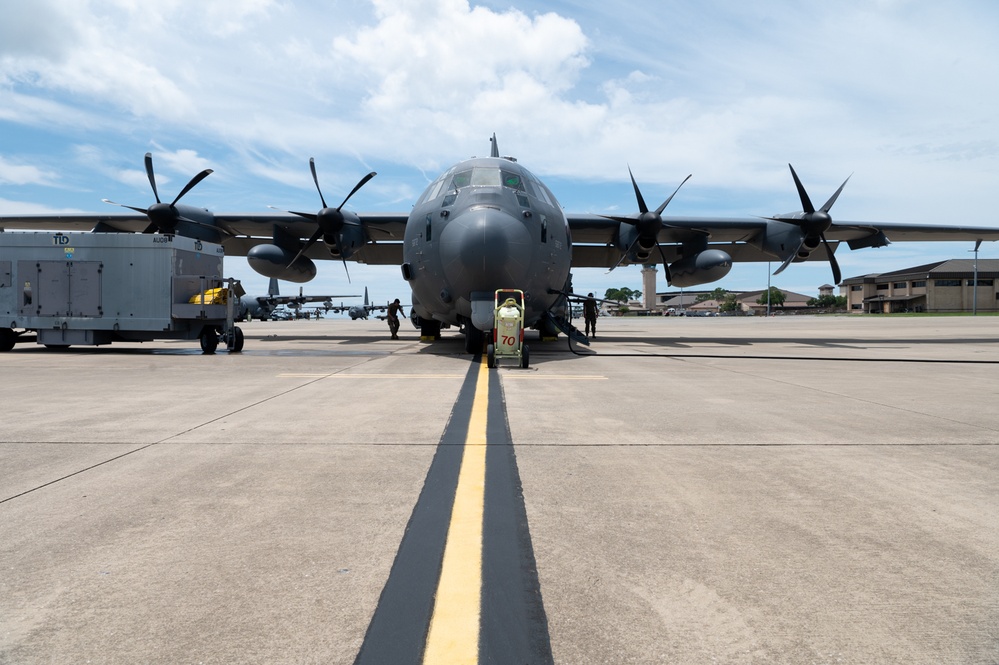 DVIDS - Images - AC-130J Gunships Takeoff for RIMPAC 2022 [Image 1 of 2]