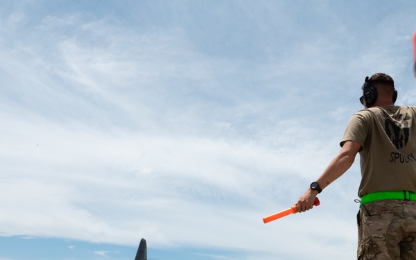 AC-130J Gunships Takeoff for RIMPAC 2022