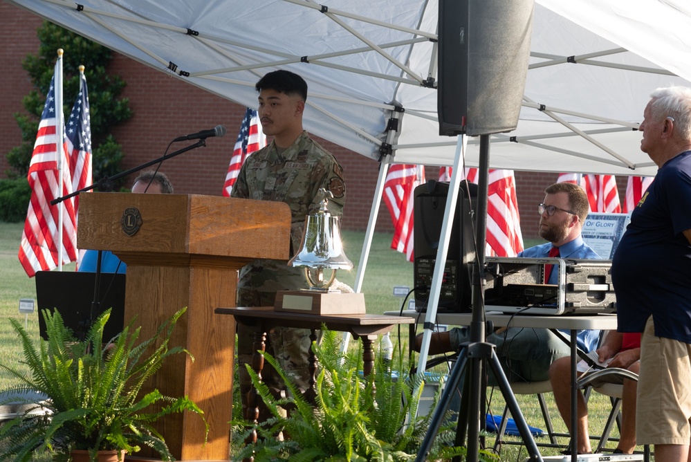 Pope Airmen Participate in Erwin Field of Glory Flag Day Ceremony