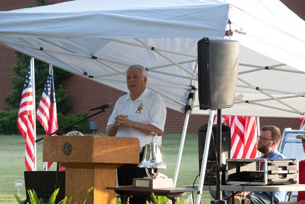 Pope Airmen Participate in Erwin Field of Glory Flag Day Ceremony