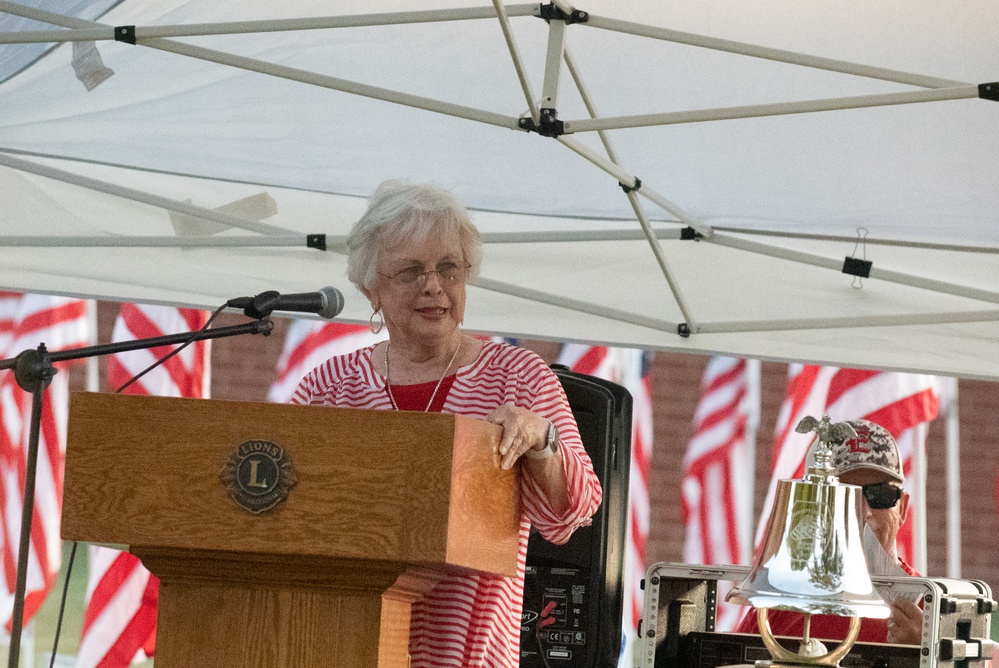 Pope Airmen Participate in Erwin Field of Glory Flag Day Ceremony