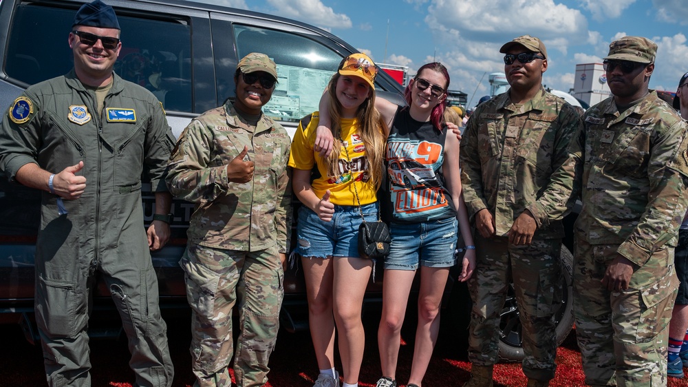 Pope, Seymour Johnson Airmen Take Part in NASCAR Memorial Day Weekend Activities