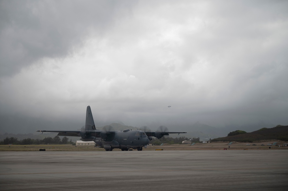 AC-130J Ghostrider Gunship Lands at MCBH for RIMPAC 2022