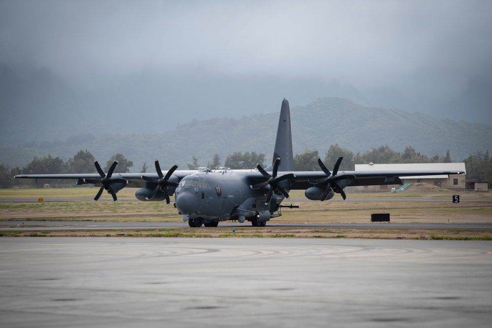 AC-130J Ghostrider Gunship Lands at MCBH for RIMPAC 2022