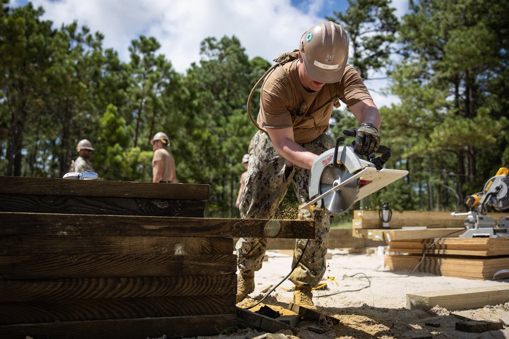 8th Engineer Support Battalion constructs defensive positions during Summer Pioneer 22 (Day 3)