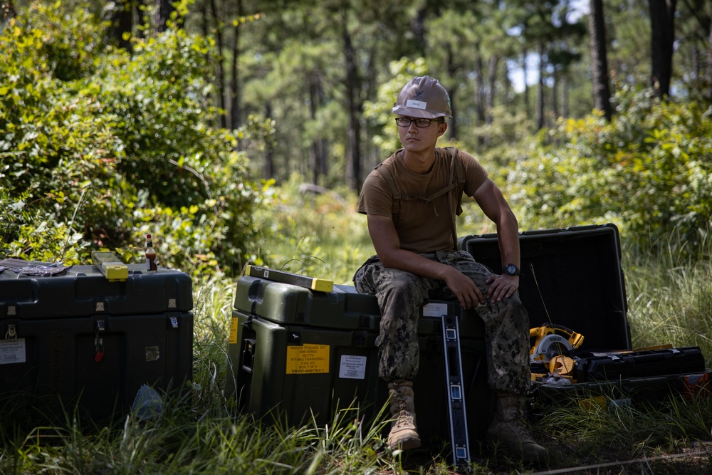 8th Engineer Support Battalion constructs defensive positions during Summer Pioneer 22 (Day 3)