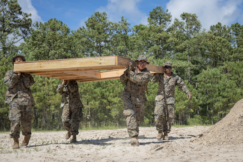 8th Engineer Support Battalion constructs defensive positions during Summer Pioneer 22 (Day 3)