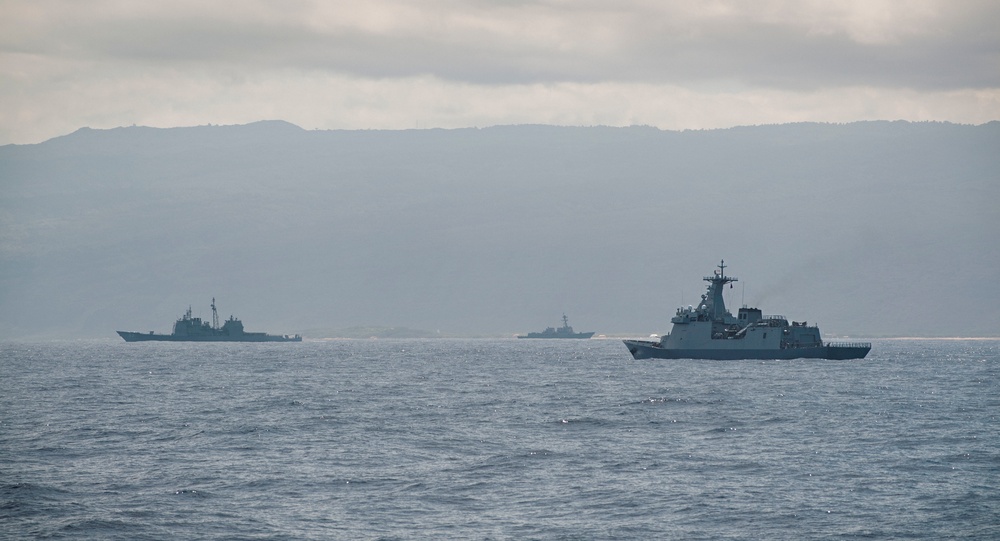 Partner nations conduct Naval Surface Firing Support Exercise during RIMPAC 2022