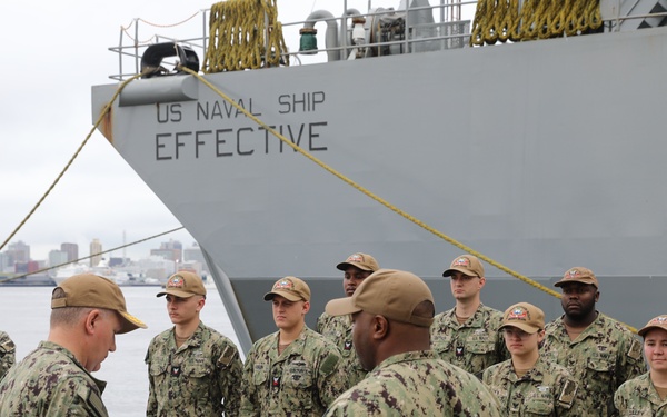 CSG-7 Visits USNS Effective (T-AGOS 21)