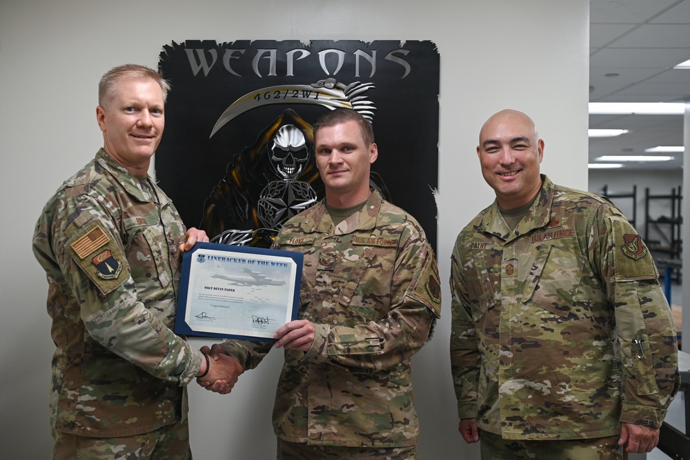 Linebacker of the Week: Staff Sgt. Devin Floyd