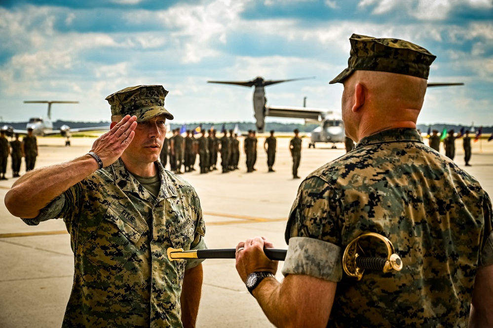 Marine Aircraft Group 49 holds Relief and Appointment Retirement Ceremony