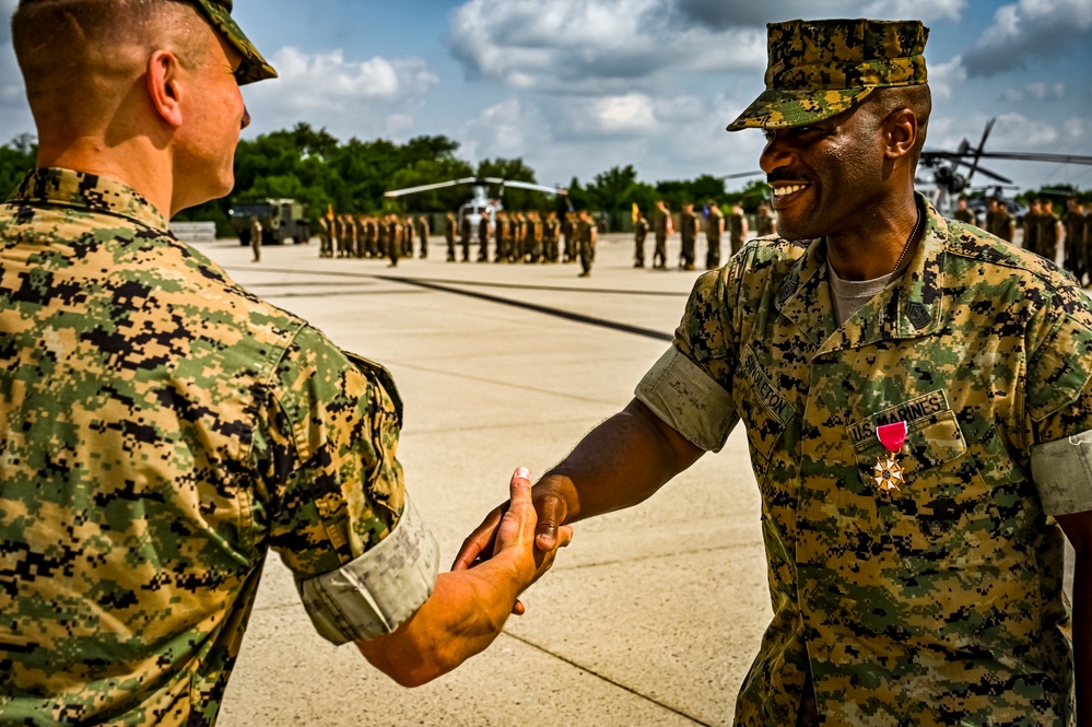 Marine Aircraft Group 49 holds Relief and Appointment Retirement Ceremony