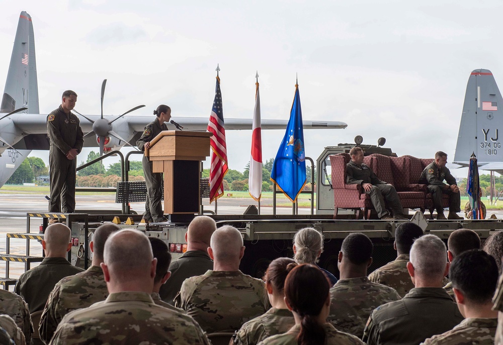 36th AS change of command