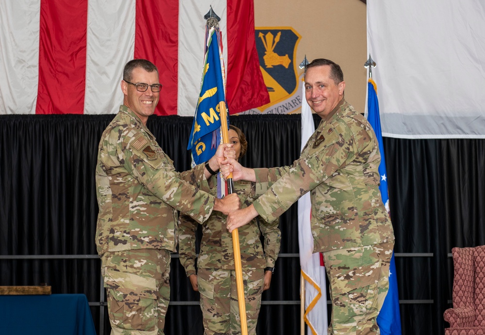 374th MSG change of command