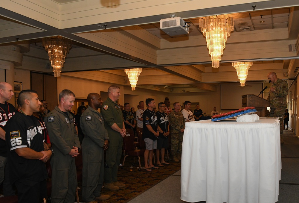 Kunsan Wolf Pack gathers, celebrates Brig. Gen. Robin Olds for his 100th birthday