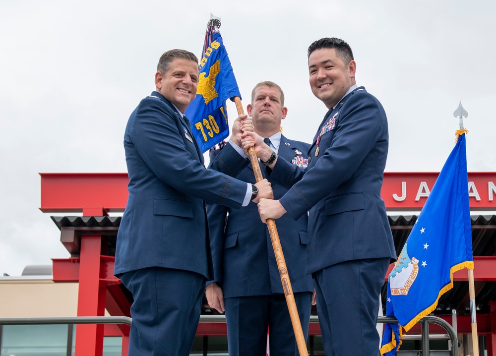 730th AMS change of command