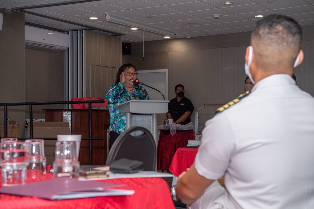 Pacific Partnership 2022 Participates in Humanitarian Assistance and Disaster Relief Conference in Palau