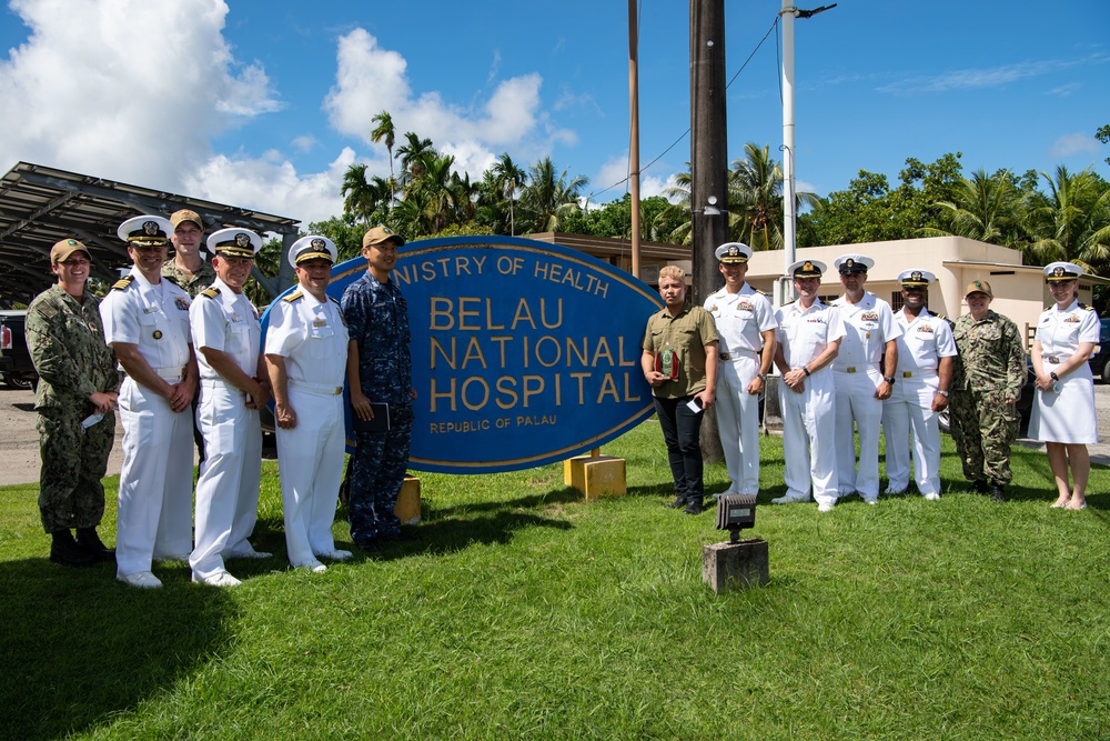 Pacific Partnership 2022 Leadership Tour Belau National Hospital