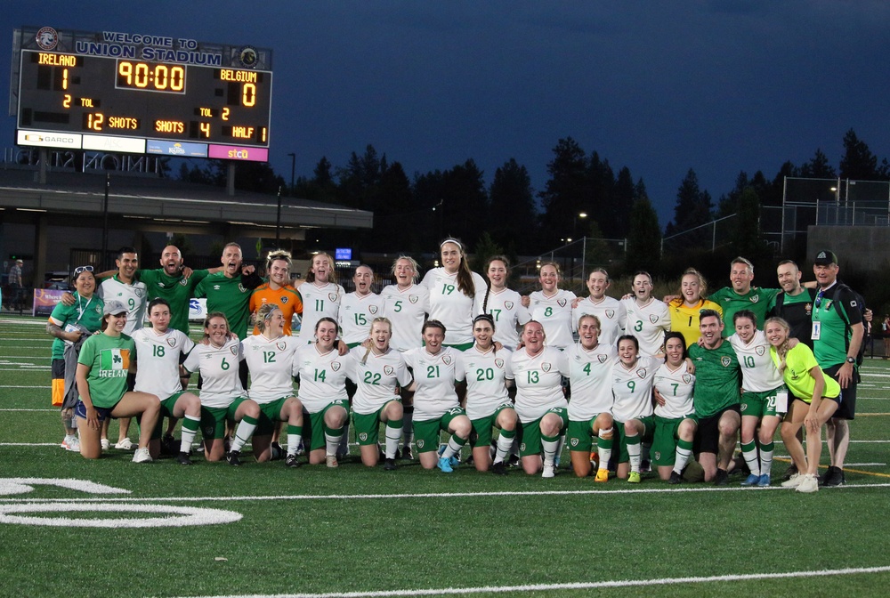 Ireland wins their first CISM Women's Football Championship match