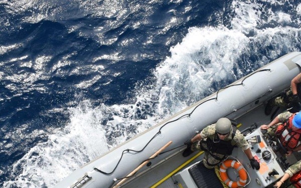 USS Gonzalez Small Boat Ops