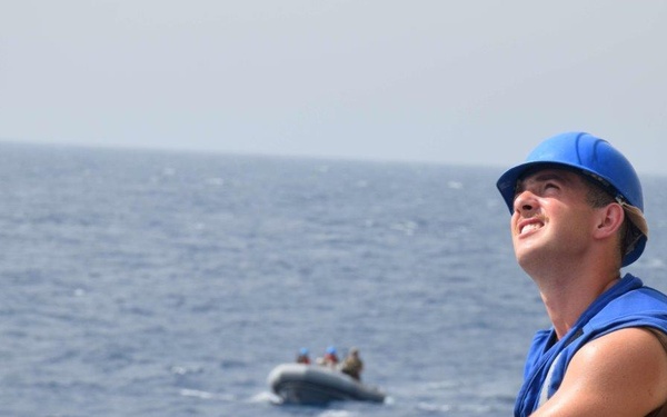 USS Gonzalez Small Boat Ops