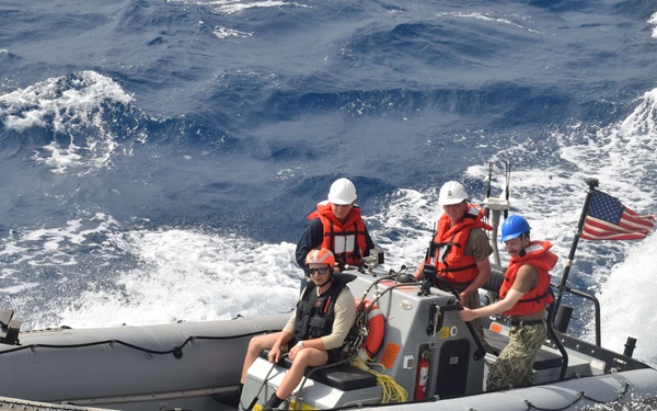 USS Gonzalez Small Boat Ops