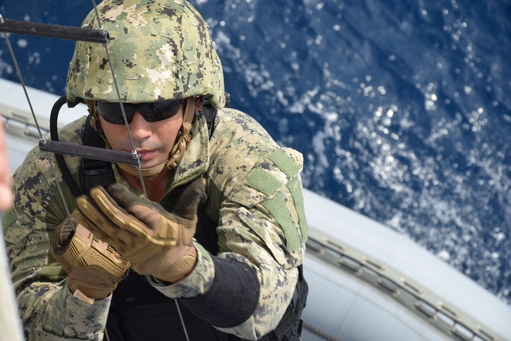 USS Gonzalez Small Boat Ops