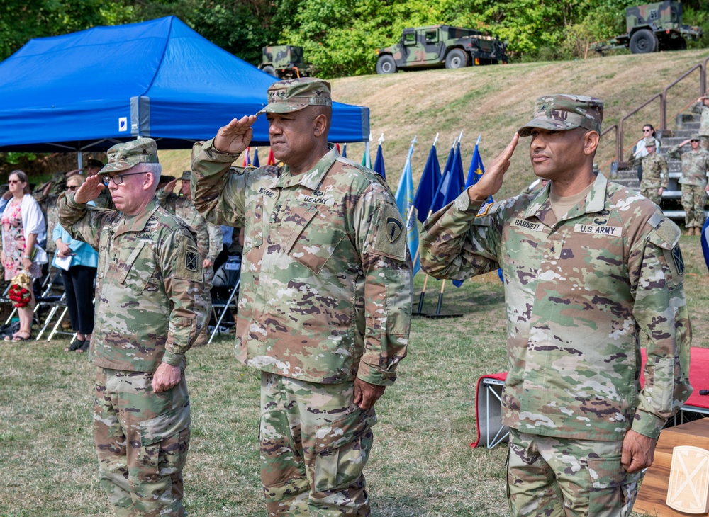 10th Army Air &amp; Missile Defense Command Change of Command