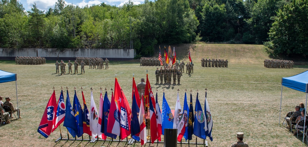 10th Army Air &amp; Missile Defense Command Change of Command