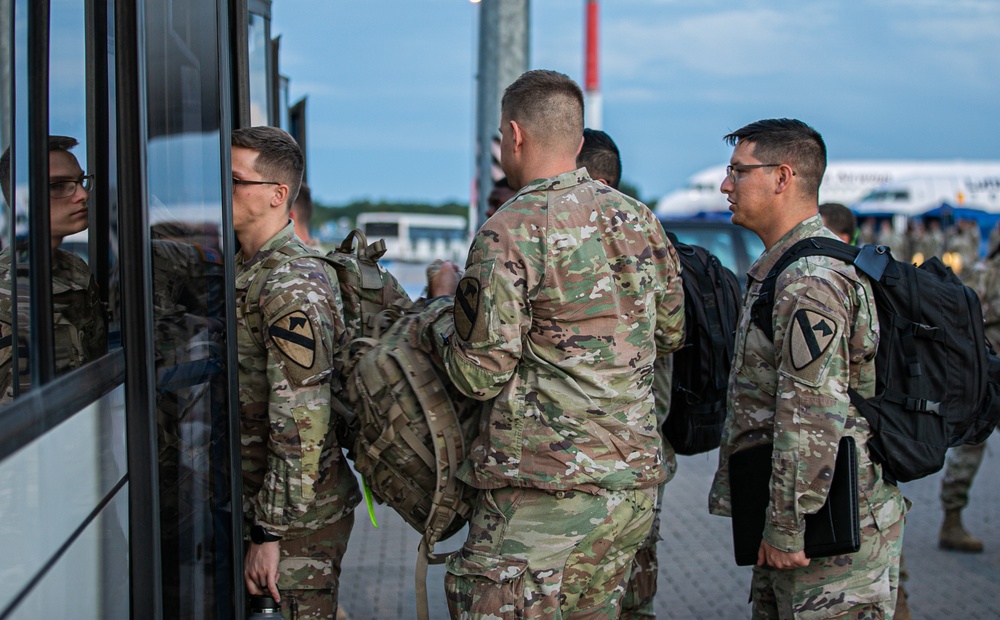 Greywolf Brigade arrives in Poland