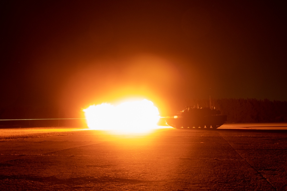 1-3ID conducts Live Fire with M1A2 Abrams