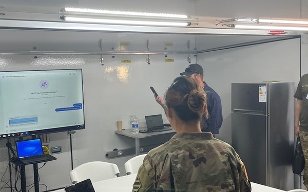 Ukraine defense official receives briefing on 405th AFSB tele-maintenance program