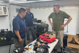 Ukraine defense official receives briefing on 405th AFSB tele-maintenance program