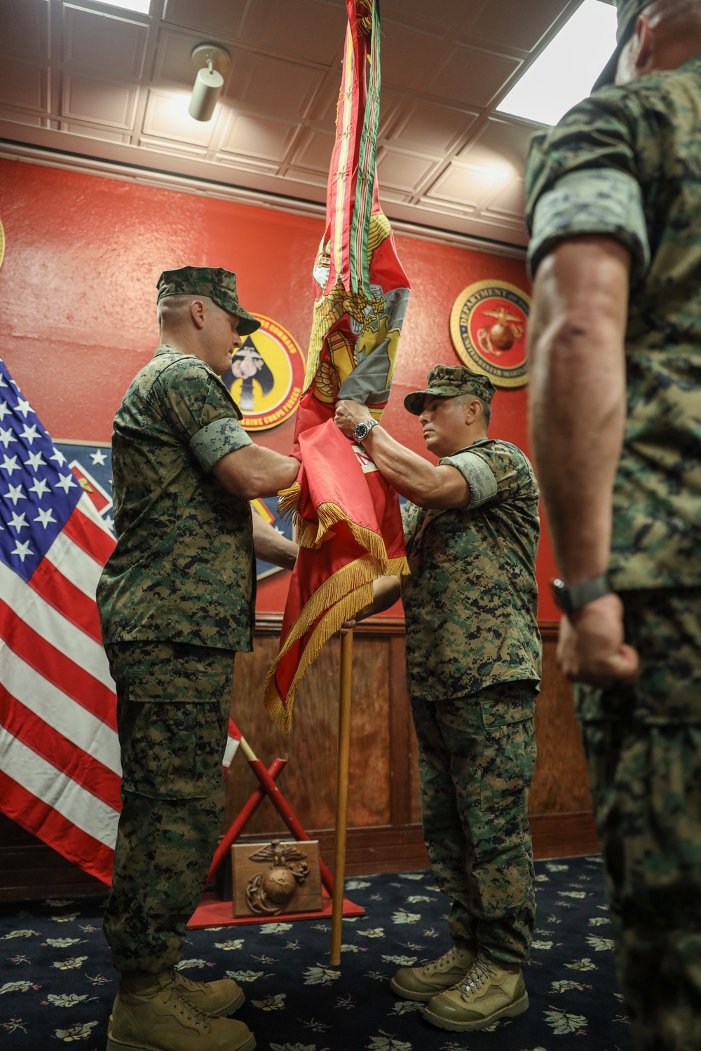 Deployment Processing Command Reserve Support Unit-East Change of Command Ceremony