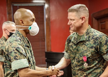 Deployment Processing Command Reserve Support Unit-East Change of Command Ceremony