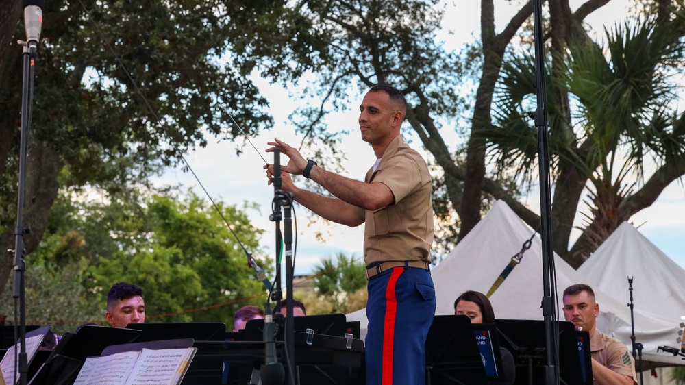 Parris Island Marine Band Performs at the Beaufort Water Festival