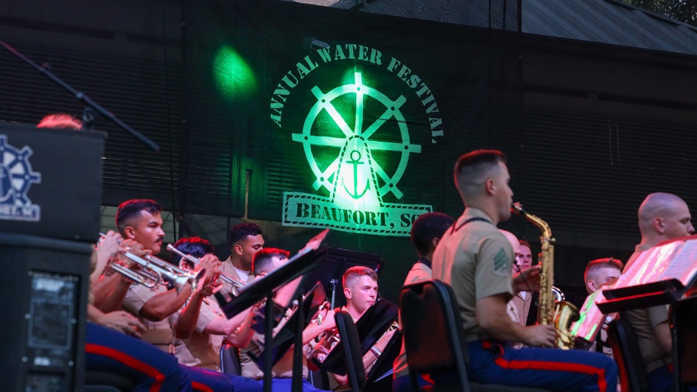 Parris Island Marine Band Performs at the Beaufort Water Festival