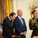 Spc. 5 Dennis Fujii receives the Medal of Honor