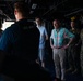 Lt. Col. Alastair Livingston visits USS Arlington